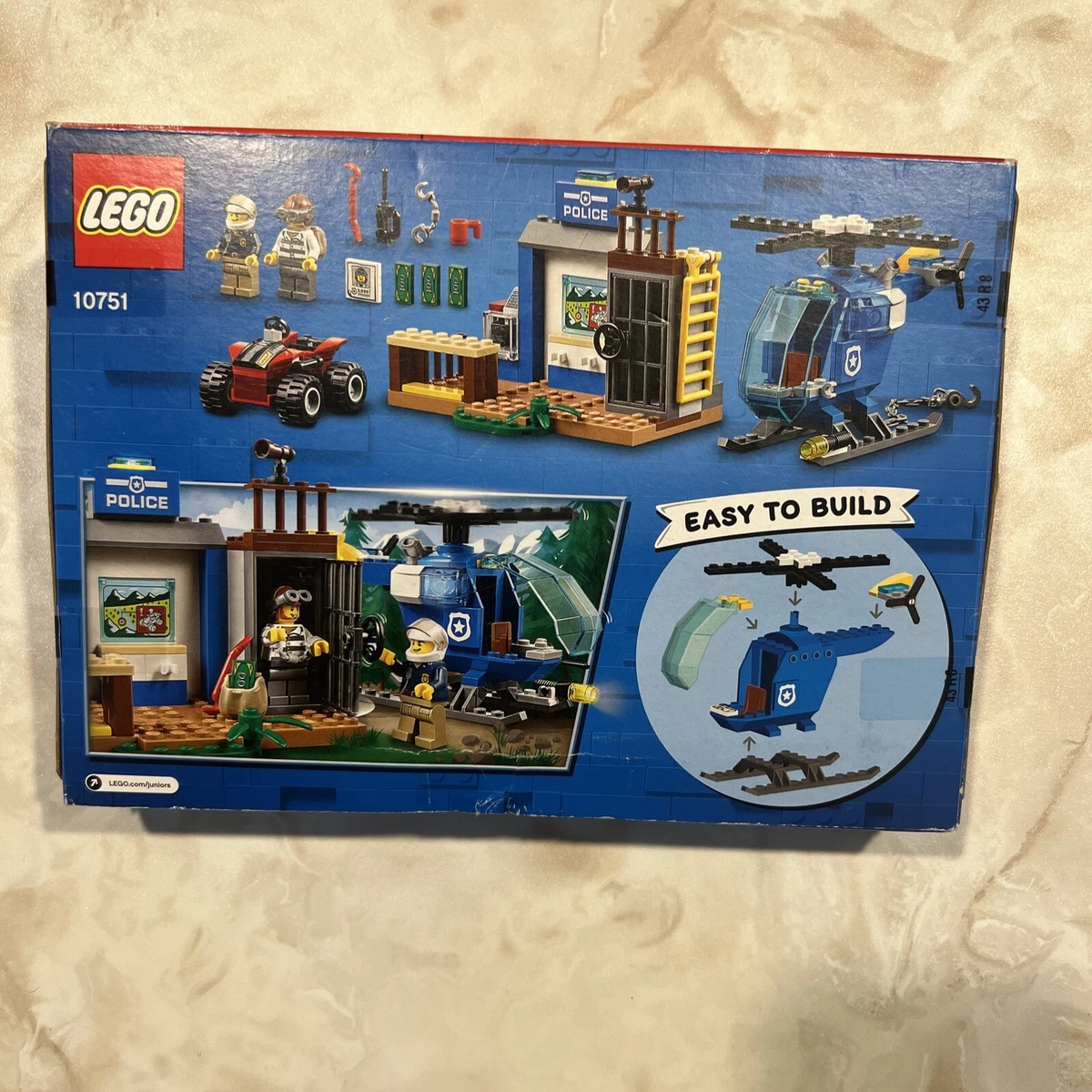 Lego juniors mountain cheap police chase 10751
