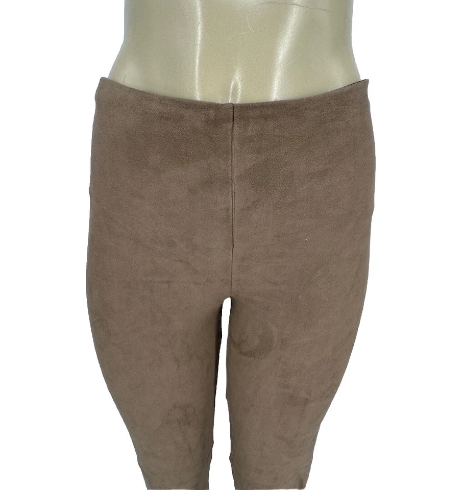 Леггинсы LYSSE маленькие женские без застежек высокая талия искусственная замша 27 дюймов внутренний шов 22-3 - Изображение 2 из 4