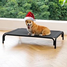 Elevated Dog Bed Raised Outdoor Dog Cot for Medium Dogs, Installation Requires