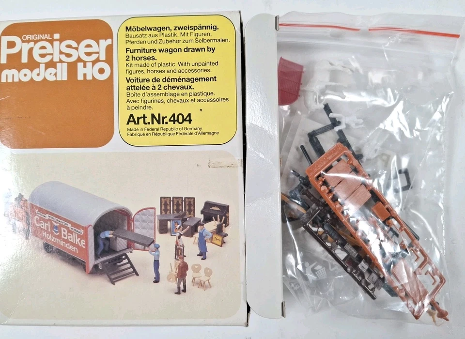 PREISER Zirkus Krone/Knie Konvolut 1:87 Bausätze Packwagen Cassa Toiletten   - Bild 4 von 4