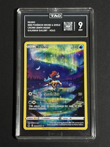Keldeo graded TAG 9 for sale on eBay