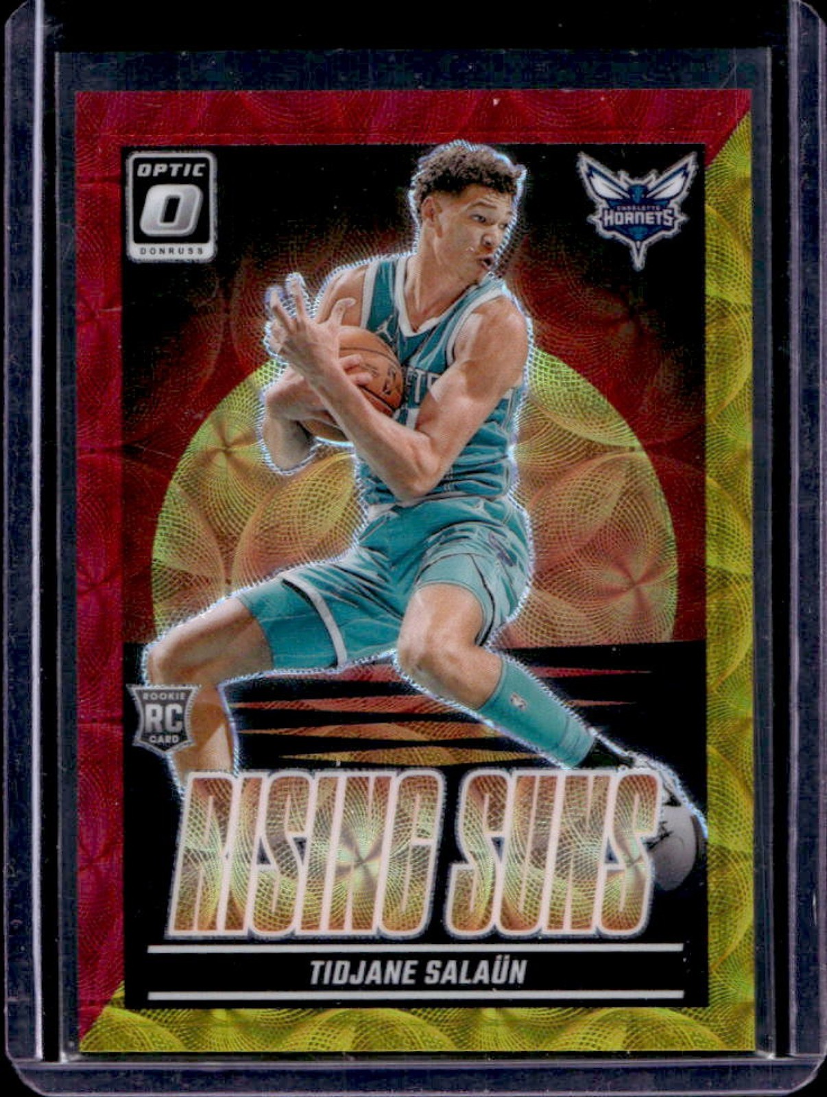 2024-25 Donruss Optic Tidjane Salaun Rising Suns RC Red & Gold International /99