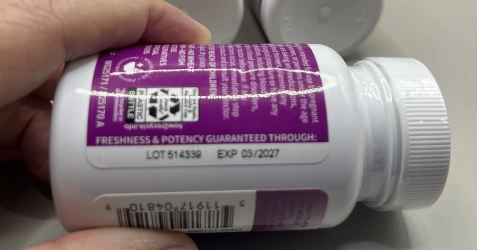 Lote de (3) Walgreens GRATIS+PURA Menopausia Multi-Síntomas Apoyo 30 cápsulas cada una Foto 4 de 4