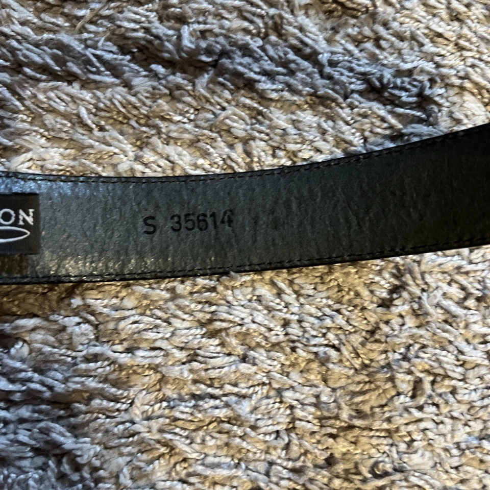  Cinturón de cuero azul Brighton herrajes plateados para mujer pequeño  Foto 3 de 4