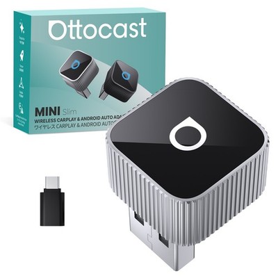 Ottocast Mini Cube 3.0 Wireless CarPlay & Android Auto Adapter 2026  Plug & Play
