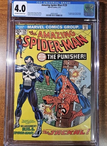 Amazing Spider-Man #129 - 1st Punisher/Jackal CGC 4.0