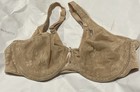 WACOAL # 85594 SIZE 36 C NUDE JACQUARD LACE  UNDERWIRE FULL FIGURE BRA — photo 3