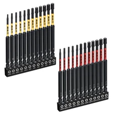 Impact Hex Head Allen Wrench Drill Bit Set, 24PCS, 4-inch (Metric & SAE), Pre...