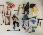 Teenage Mutant Ninja Turtles Lot Figures & Accessories Playmates TMNT Vtg Read