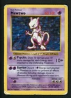 Mewtwo 10/102 Shadowless Played WOTC Base Set Pokemon Card 1999
