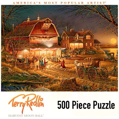 Puzzles 500 Pieces For Adults And Kids Rare Gold Coppery 2D Art Puzzle Magic Eff