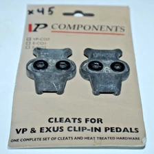 Two Bolt SPD Bicycle Cleats Clip-in  VP Components Exus BVP-C07 E-C01/2 2-Hole!