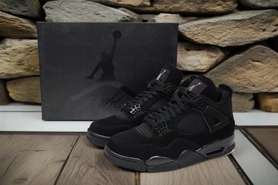 Size 7.5 - Jordan 4 Retro Mid Black Cat for sale online | eBay