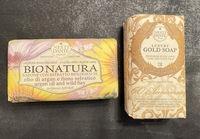Nesti Dante Soap 250g Bionatura Bar And 60th Anniversary Luxury Gold Bar