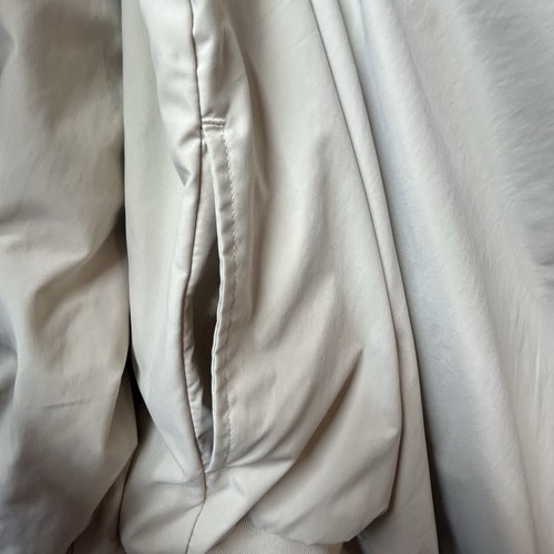 Vintage Crazy Shirts Pebble Beach V-Neck Pullover Windbreaker Golf Cream Mens XL - Picture 11 of 11