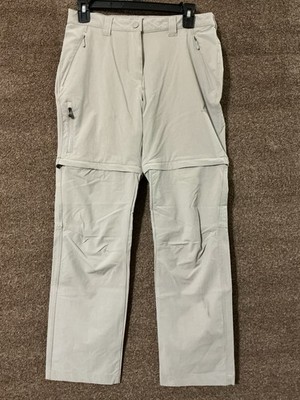 McKinley Pants Convertible Dry plus XS New No Tags Light Gray Hiking Outdoor