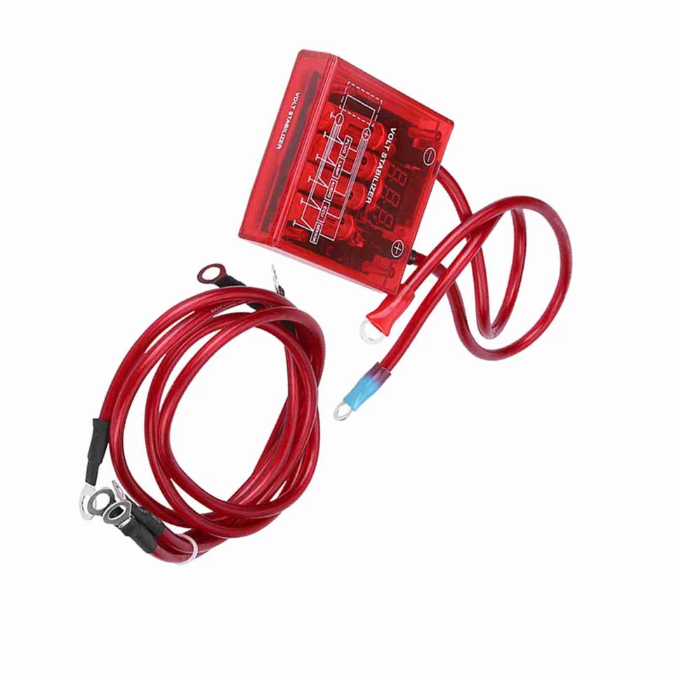 »Kit regulador estabilizador de voltaje de ahorro de combustible con 3 tomas de tierra Foto 2 de 4