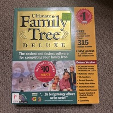 Ultimate Family Tree - MAC, 1997 Genealogy Software - New Sealed See Desc