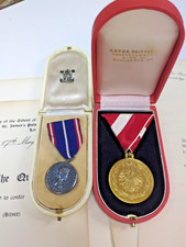 ROYAL VICTORIAN MEDAL 1966 & AUSTRIAN GOLD MEDAL TO G WASSERTHEURER