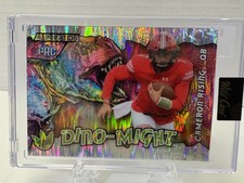 Cameron Rising 2023 Wild Card Alumination Dino-Might Rookie RC #'d/10. rookie card picture