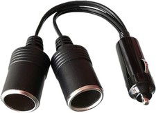 GTIWUNG Auto Motorrad Zigarettenanzünder Adapter 12V 24V Splitter Stecker Buchse