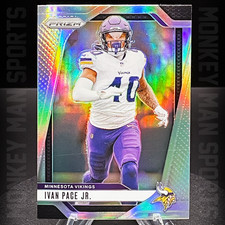 2024 Prizm - Ivan Pace Jr - #189 TRUE SILVER PRIZM VIKINGS MINT