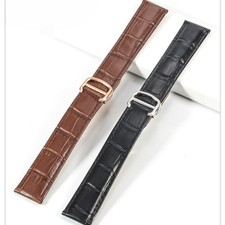 Premium Genuine Leather Watch band Strap 16/17/18/20/22/23/25mm For Cartier Tank