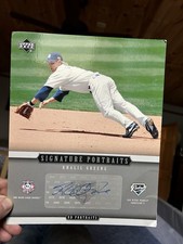 2005 Upper Deck Portraits Khalil Greene 8x10 Signature Portraits Auto SD Padres