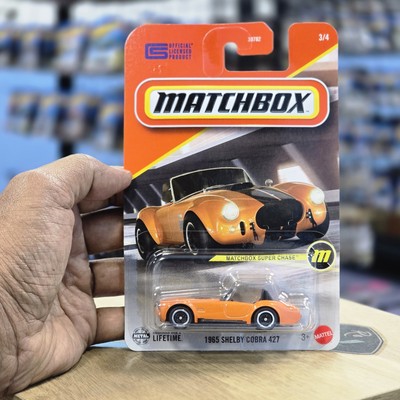 2025 MATCHBOX SUPER CHASE 1965 SHELBY COBRA 427 MBX RUBBER TYRES