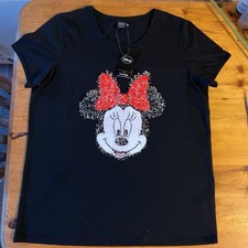 Disney at George Ladies Minnie Mouse Christmas T shift Size 14