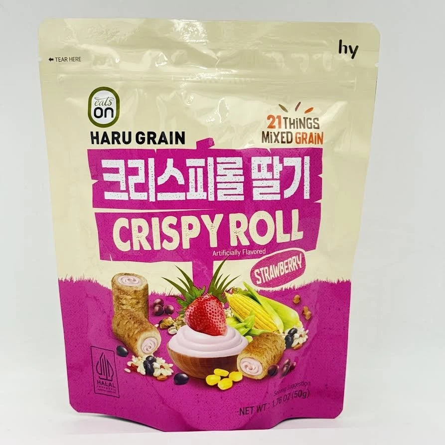 (2CT)HY Haru Grain Crispy Roll - Strawberry Flavor 1.76oz/(50g) image 2