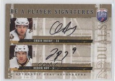 2006-07 Upper Deck Be a Player Signatures Duals Chris Drury Derek Roy Auto 1x1