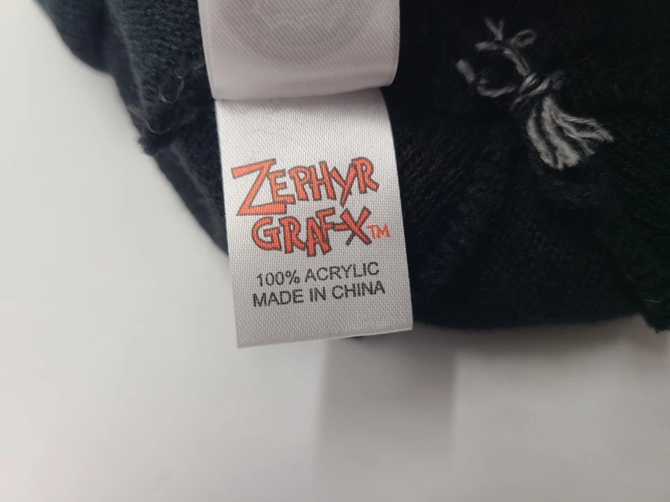 Los Angeles Kings Zephyr GrafX Pom Beanie Winter Knit Hat Stocking Cap NHL Black - Image 4 of 4