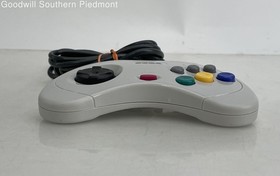 Sega Saturn Control Pad SLS Fukkokuban Wired USB ISS-5001-01 - White - Tested