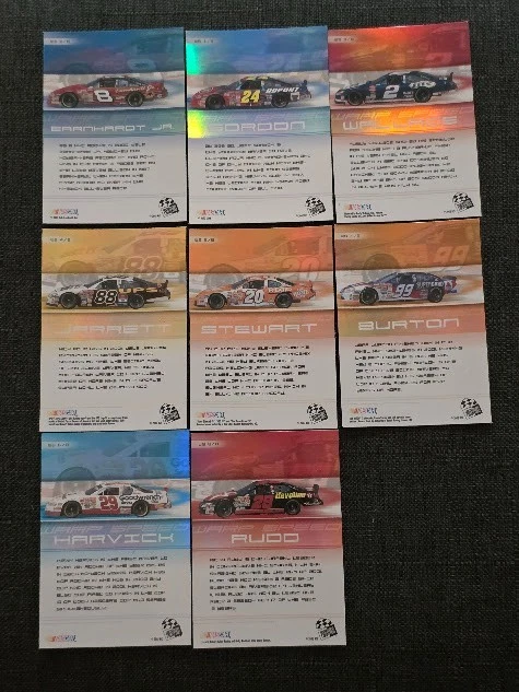 2002 Press Pass Eclipse Warp Speed NASCAR Racing Insert Set (8) Jeff Gordon - Image 2 of 2