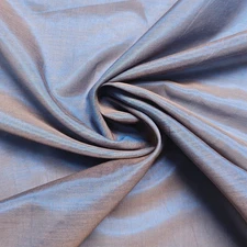 43'' Wide Yarn Dyed 2 Tone Natural Silk Cotton Material Fabric Lining Blue Gold