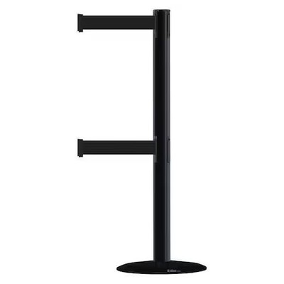 Tensabarrier 889T2b-33-33-Std-No-B9x-C Barrier Post With Belt, 7 1/2 Ft Length,
