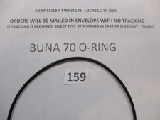 159 O-ring 5" ID x 5-3/16" OD x 3/32" thick. Buna 70.  Quan 1.