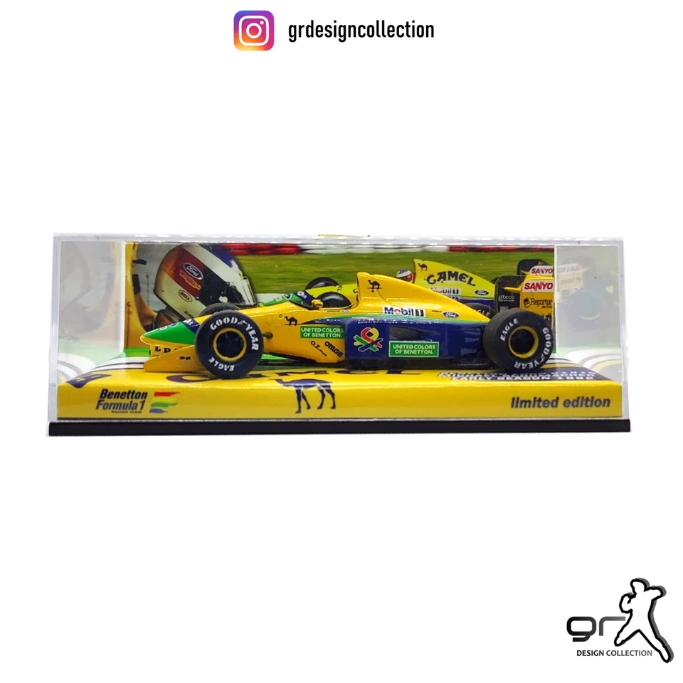 Michael Schumacher - Benetton Ford B191B - F1 GP 1992 / Minichamps / 1:43 - Immagine 2 di 4
