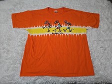 Vintage Y2K Binder Park Zoo XL T-Shirt Tie Dye Orange JOE Battle Creek Michigan