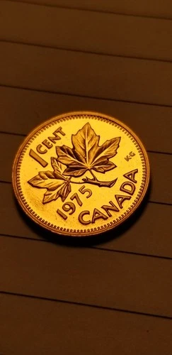 1975 Canada Small Cent — photo from the most recent tracked eBay sale
