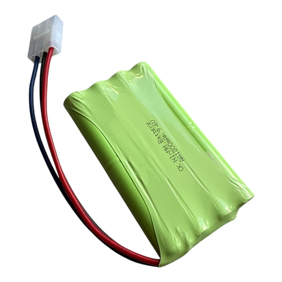 9.6V AA NiMH 1800mAh Recharge Battery 3Pin for RC Car Boat Tank Truck Equipment - Image 2 of 4