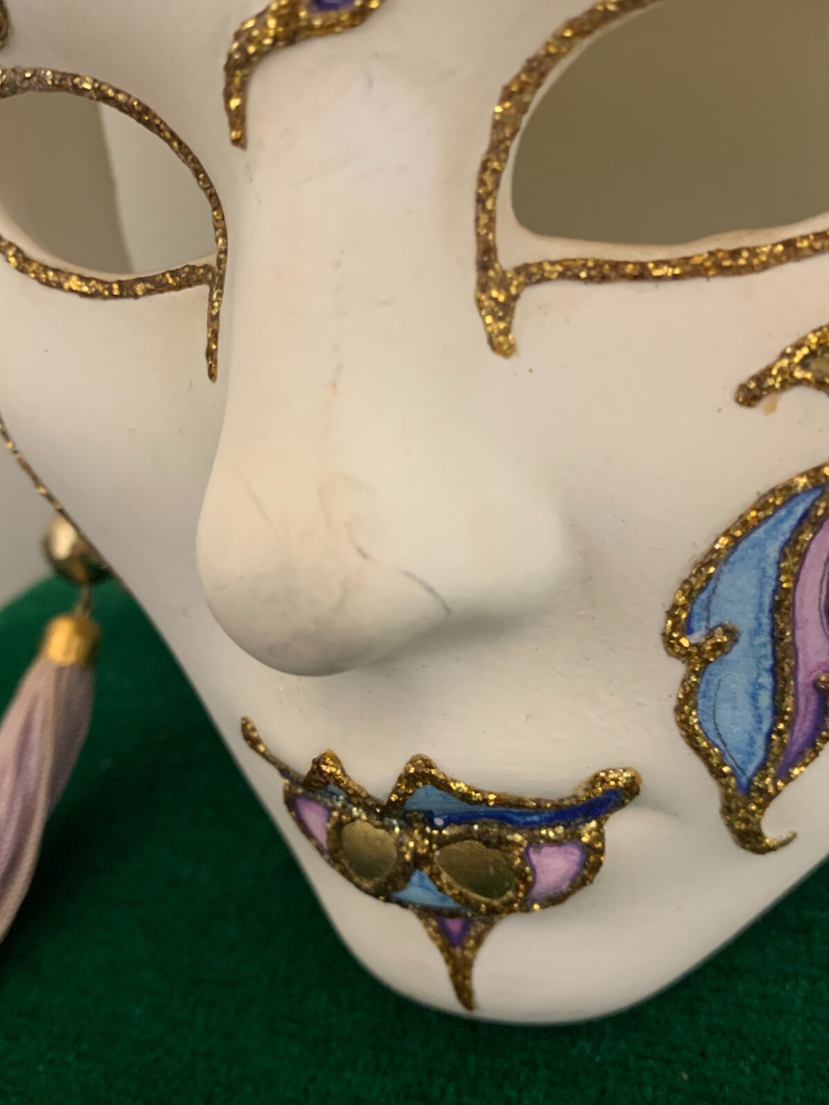 Original 1980's Ceramic Face Mask decorative Wall Hanging