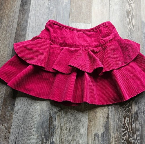 Ralph Lauren 4 4T Cordoruy Skirt Magenta Pink Ruffle - Picture 3 of 6