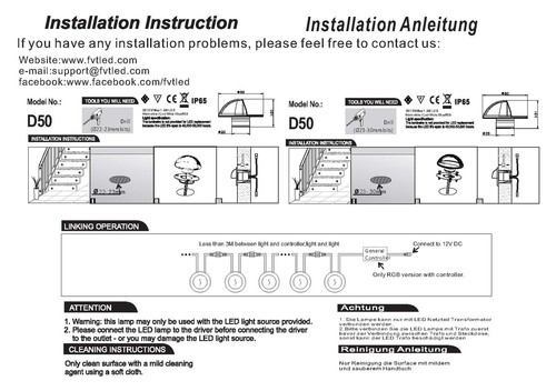 12V 1-50 WIFI Bluetooth LED Deck Stair Light Yard Garden Pathway Patio Landscape - Picture 16 of 19