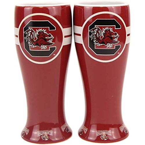 NCAA"Pilsner" Tall 2oz Shot Glass 2 Pack (South Carolina Gamecocks)