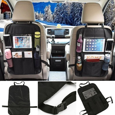 CAR VAN BACK SEAT TIDY TRAVEL STORAGE SEATBACK HOLDER ORGANISER BAG KIDS TOYS