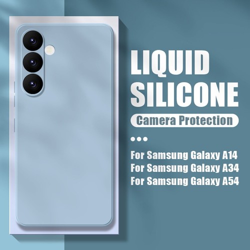 Funda de silicona líquida para Samsung S24 FE Ultra S23 S22 S21 cubierta blanda a prueba de golpes - Imagen 15 de 35