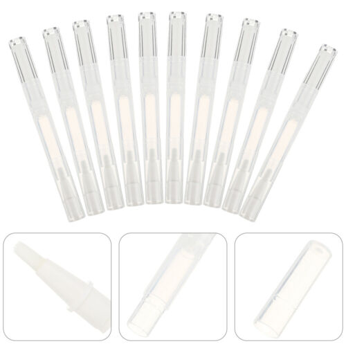 10 Pcs Empty Cuticle Nail Oil Pen Clear Lip Gloss Tube Empty Lip Gloss Tubes - Picture 1 of 10