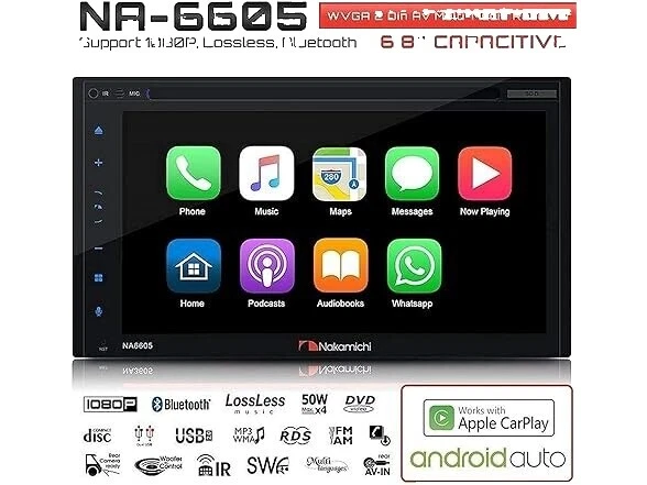 Видеоустройства для приборной панели Nakamichi с GPS и CD-плеером